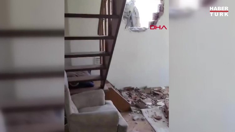  Avcılar'da yıkım sırasında yandaki apartmanın duvarı hasar gördü