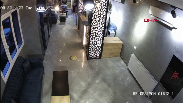  Avcılar'da oteldeki cinayet kamerada