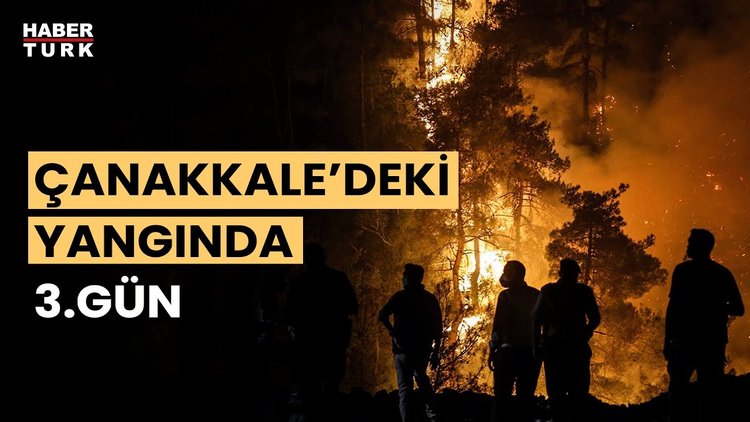 Çanakkale&#039;deki yangında son durum ne? Ceylan Sever aktardı