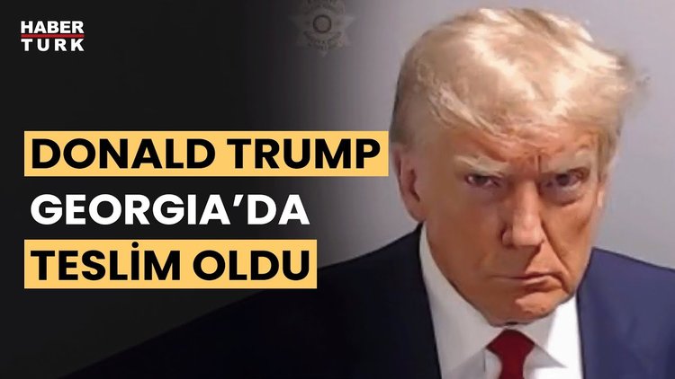 ABD&#039;de bir ilk: Trump cezaevine teslim oldu, sanık fotoğrafı çekildi