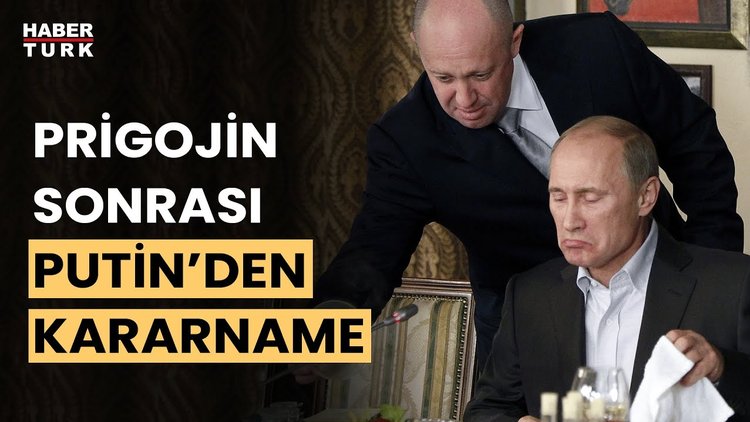Prigojin&#039;den sonra Putin kararname yayınladı!