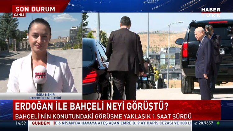 Cumhurbaşkanı Erdoğan, Bahçeli ile görüştü