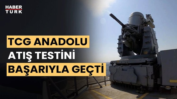 TCG Anadolu&#039;nun &quot;Phalanx Yakın Hava Savunma Sistemi&quot; atışları başarıyla tamamlandı