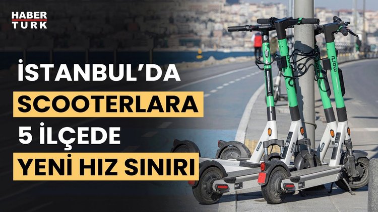 İstanbul&#039;da 5 ilçede scooter kararı!