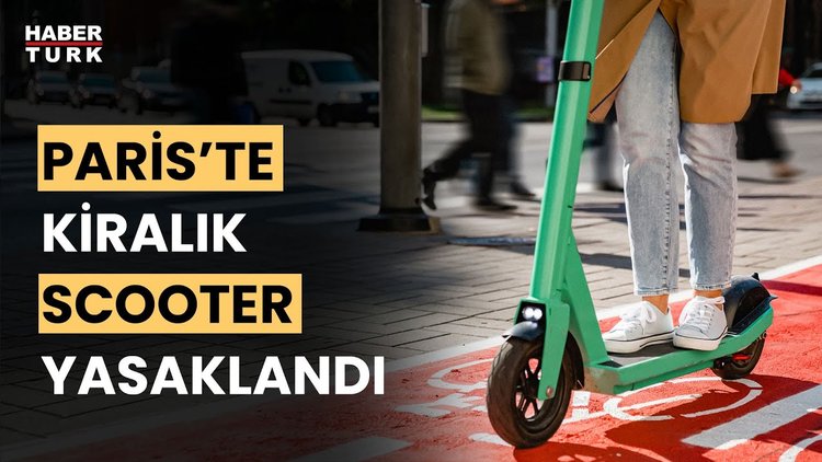 Paris, Avrupa&#039;da kiralık e-scooterları yasaklayan ilk başkent