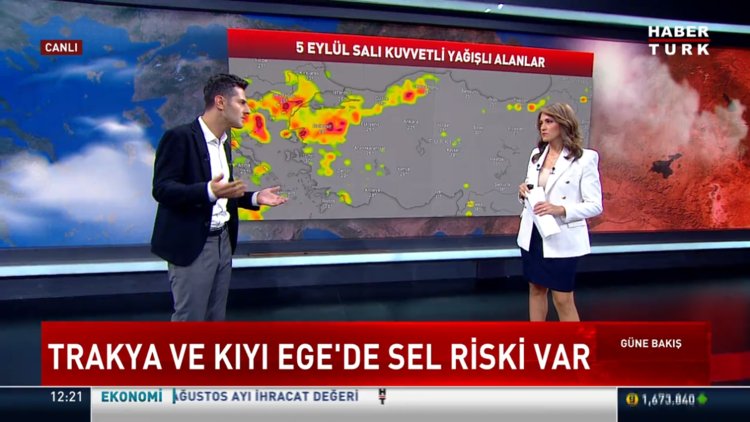 6 İl için sarı ve turuncu kodlu yağış uyarısı!