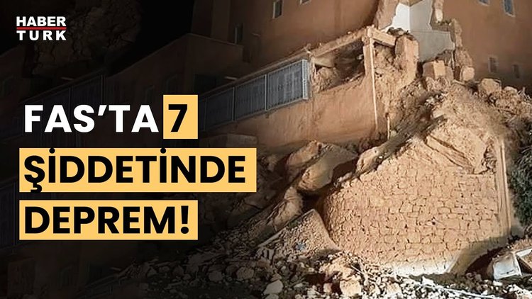 Fas'ta 7 büyüklüğünde deprem! Çok sayıda can kaybı var