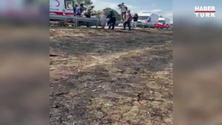 Anız ateşinden duman kaplayan TEM'de zincirleme kaza 1 ölü, 36 yaralı