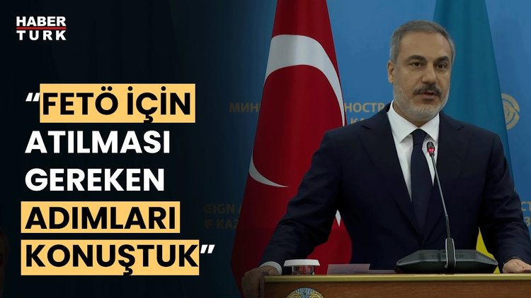 Dışişleri Bakanı Hakan Fidan&#039;dan Kazakistan&#039;da önemli açıklamalar