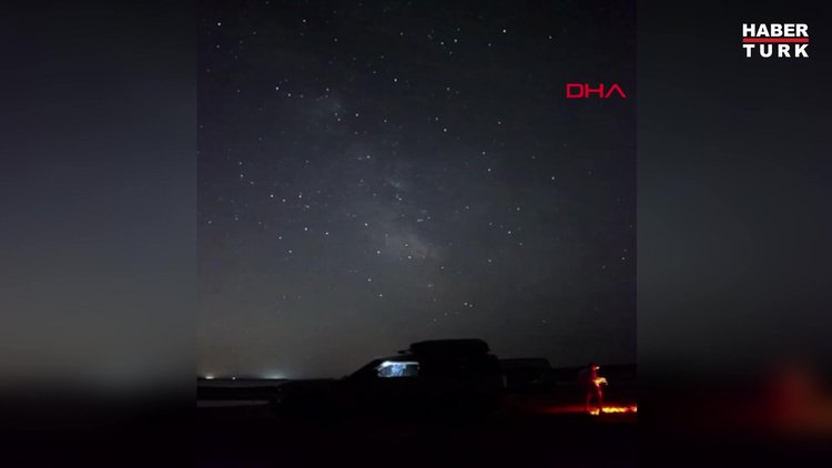 Perseid'in 'Ateş Tou', Seferihisar'da görüntülendi