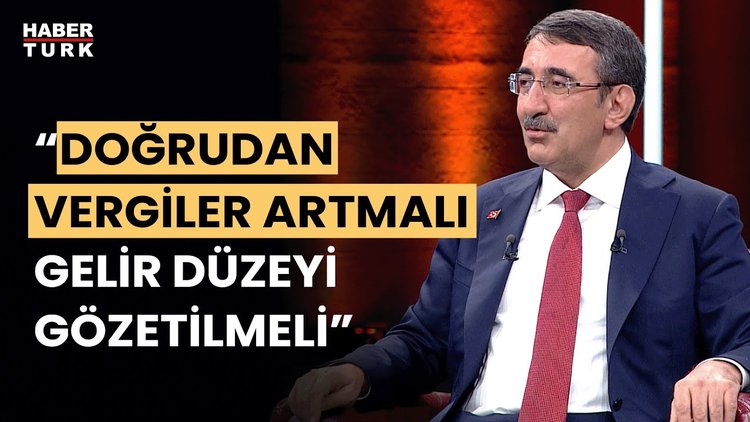 Cumhurbaşkanı Yardımcısı Cevdet Yılmaz&#039;dan Habertürk ve Bloomberg&#039;e açıklamalar...