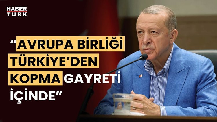 Cumhurbaşkanı Erdoğan&#039;dan AP raporuna tepki!