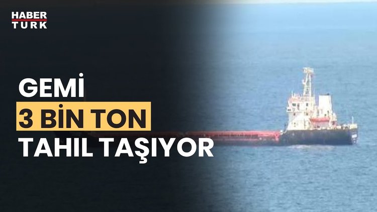 İlk tahıl gemisi İstanbul&#039;a ulaştı
