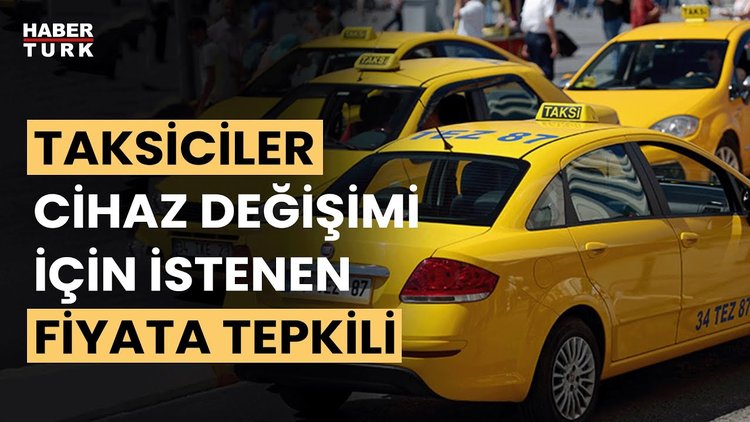 Taksicilerden İBB'ye cihaz tepkisi...