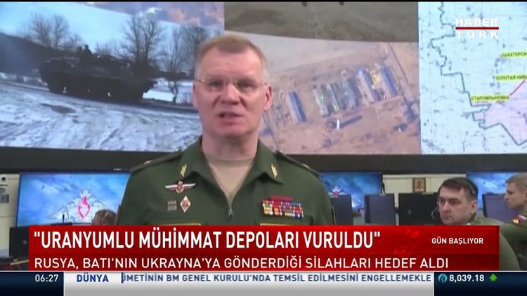 Uranyumlu mühimmat depoları vuruldu