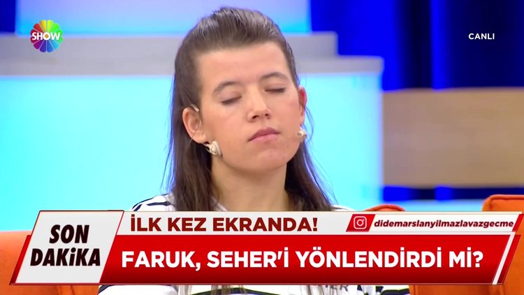 Seher'in babası günler sonra canlı yayında