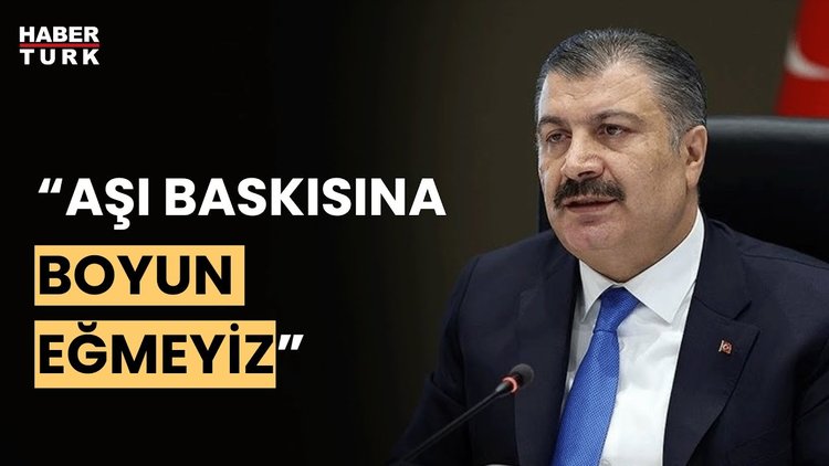 Sağlık Bakanı Fahrettin Koca: Toplu aşılamaya ihtiyaç yok