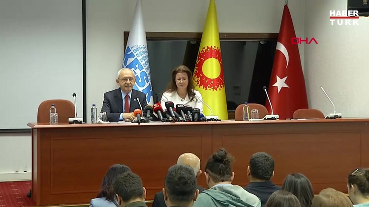 Kılıçdaroğlu Eğitim-Sen Genel Merkezi'ni ziyaret etti