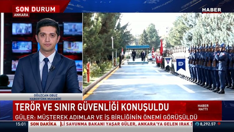 Milli Savunma Bakanı Yaşar Güler Irak Savunma Bakanı ile görüştü