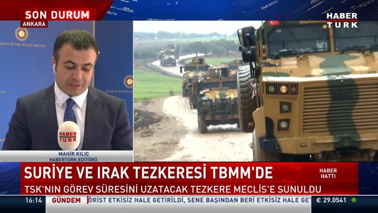 Suriye ve Irak tezkeresi TBMM'de