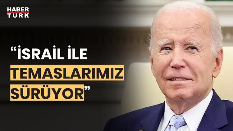 ABD Başkanı Joe Biden'dan İsrail'e destek açıklaması!