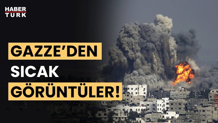 Gazze 4 gündür bombalanıyor! İşte bölgeden yeni görüntüler!