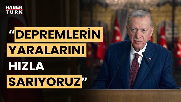 Cumhurbaşkanı Erdoğan: "Deprem konutlarının teslimine başlayacağız"