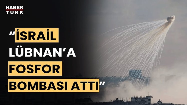 İsrail Lübnan’a da fosfor bombasıyla saldırdı! O anlar böyle görüntülendi!