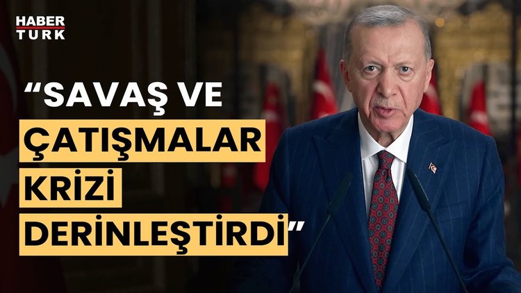 Cumhurbaşkanı Erdoğan: &quot;Dünyada her 9 kişiden 1&#039;i aç&quot;