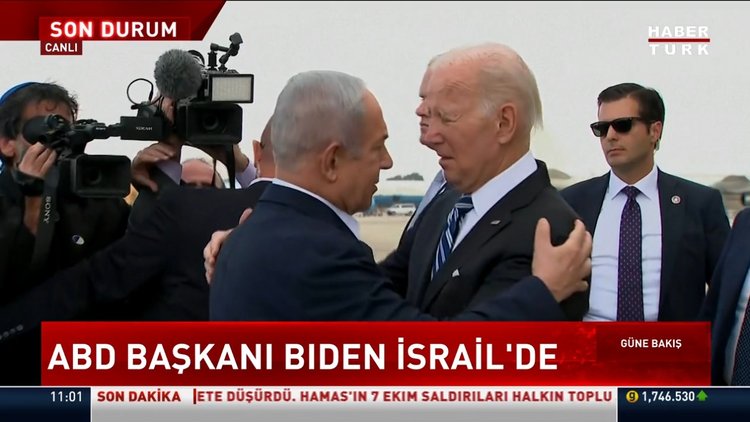 ABD Başkanı Biden İsrail'de
