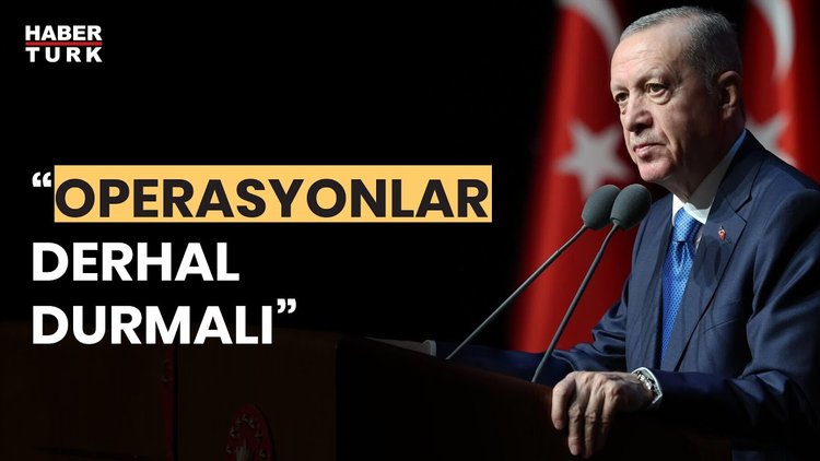  Son Dakika! Erdoğan'dan İsrail'e çağrı