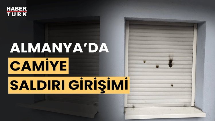 Almanya&#039;da camiye saldırı girişimi! Panjurları yakılmaya çalışıldı