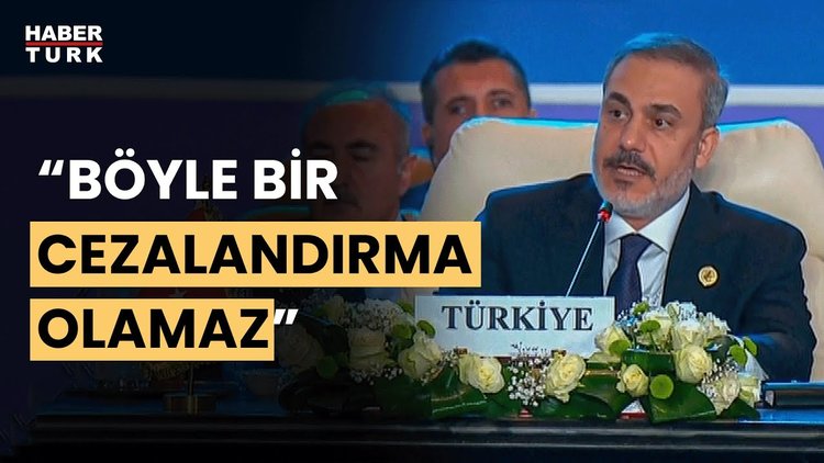 Dışişleri Bakanı Hakan Fidan: &quot;Binlerce sivil ölüyor&quot;