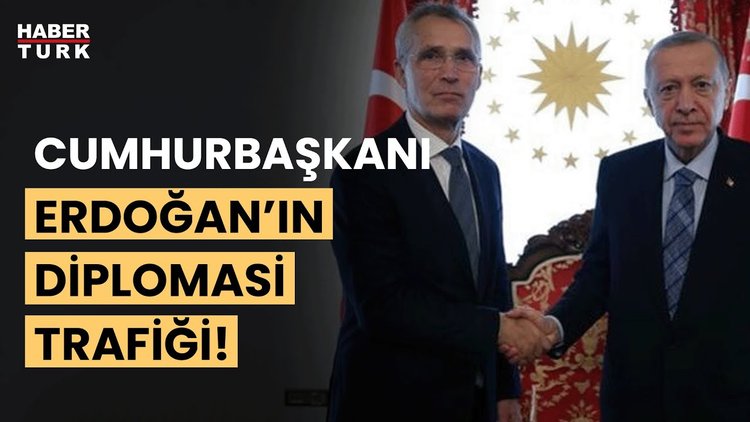 Cumhurbaşkanı Erdoğan, Zelenskiy ve Stoltenberg ile görüştü