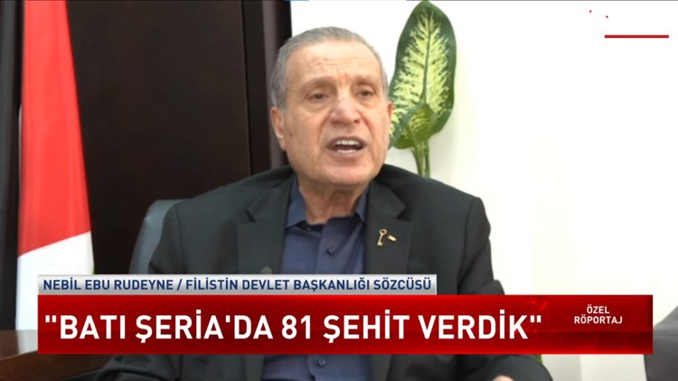 Özel Röportaj - 21 Ekim 2023 (Filistin Devlet Başkanlığı Sözcüsü Nebil Ebu Rudeyne Habertürk&#039;te)