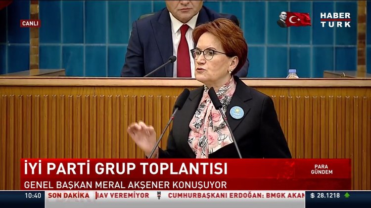 İYİ Parti Lideri Meral Akşener açıklamalarda bulundu