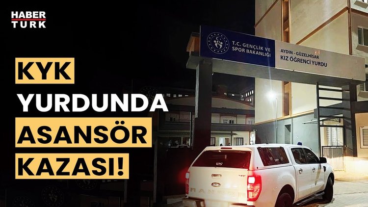 Aydın'da öğrenci yurdunda asansör kazası!