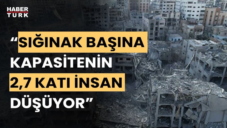 BM: Gazze'de sığınaklar aşırı kalabalıklaştı