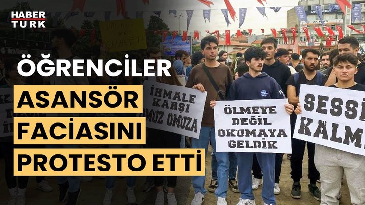 Asansör kazasında ölen Zeren’in arkadaşlarından oturma eylemi!