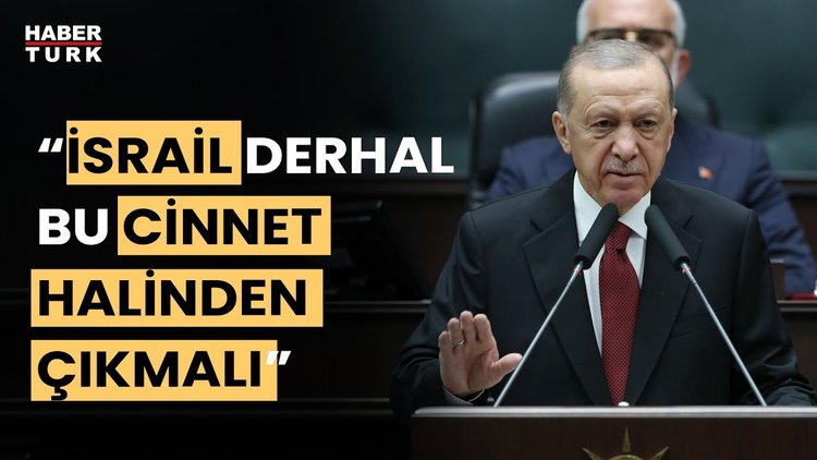 Cumhurbaşkanı Erdoğan: İsrail saldırıları durdurmalı