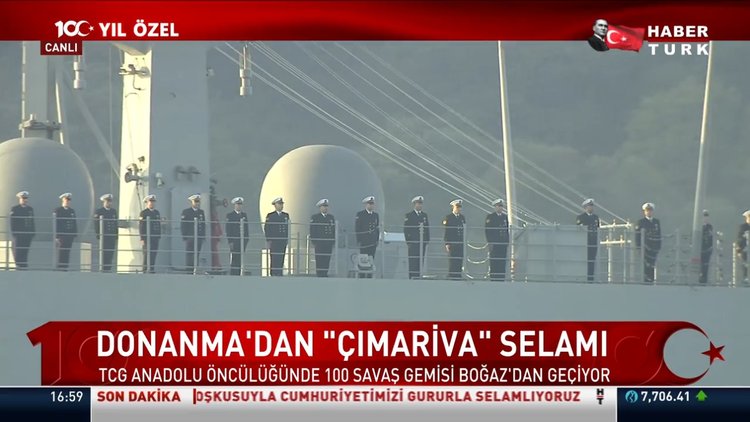 Donanma'dan "Çımariva" Selamı