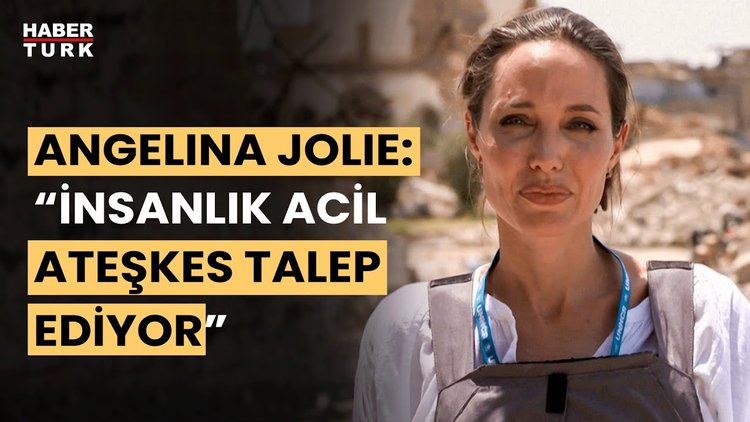 Angelina Jolie&#039;dan Gazze için yardım çağrısı