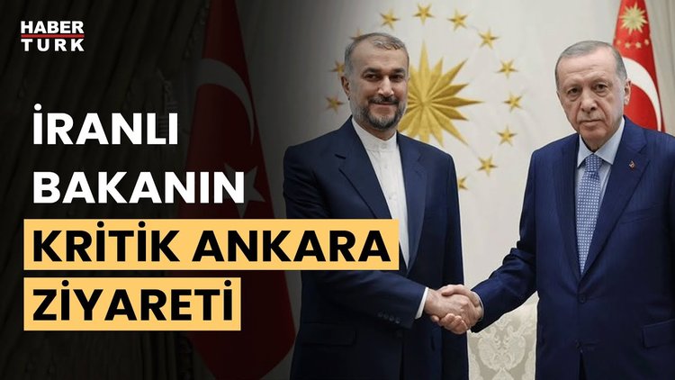 Cumhurbaşkanı Erdoğan, İran Dışişleri Bakanı Abdullahiyan’ı kabul etti
