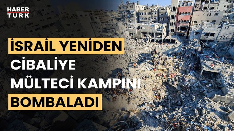 İsrail Cibaliye ve Bureij'e mülteci kamplarına saldırdı! Onlarca can kaybı var!