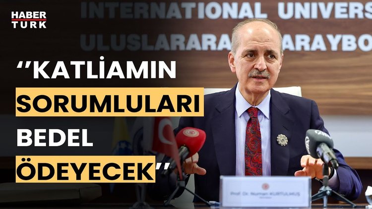 TBMM Başkanı Kurtulmuş: Gazze'de Bir Katliam ve Soykırım Yaşanıyor