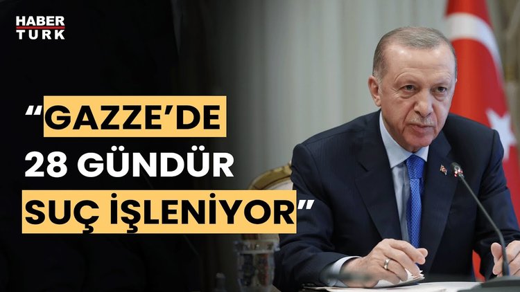 Cumhurbaşkanı Erdoğan: &quot;İnsanlığa karşı suç işleniyor, önceliğimiz ateşkes&quot;
