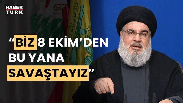 Nasrallah, Hamas-İsrail savaşında sessizliğini bozdu! "Savaştan ABD sorumlu, hesap vermeli"