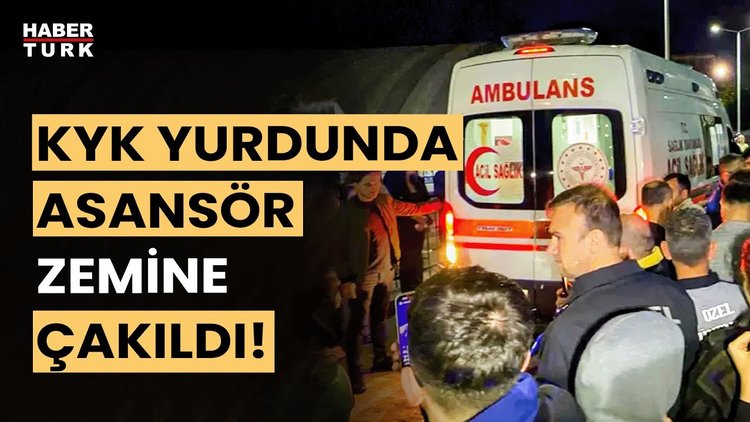 KYK yurdunda yine asansör düştü!