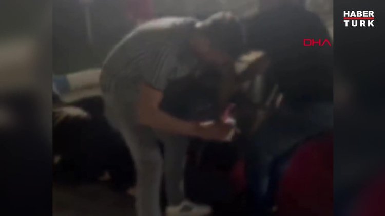 İneğe içki içirip videoya çektiler!