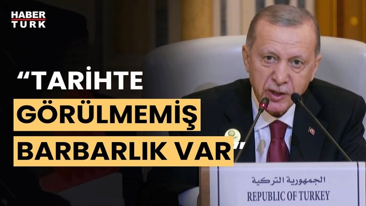 Cumhurbaşkanı Erdoğan: "7 Ekim'in intikamı Gazzeli bebeklerden çıkarılıyor"